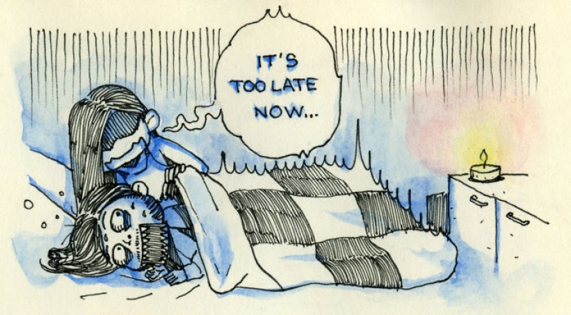 From Italy to Canada for a first date: the artist drew a comic about the first meeting with a sweetheart From Italy to Canada for a first date: the artist drew a comic about the first meeting with a sweetheart