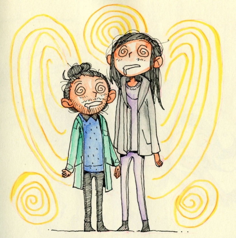 From Italy to Canada for a first date: the artist drew a comic about the first meeting with a sweetheart From Italy to Canada for a first date: the artist drew a comic about the first meeting with a sweetheart