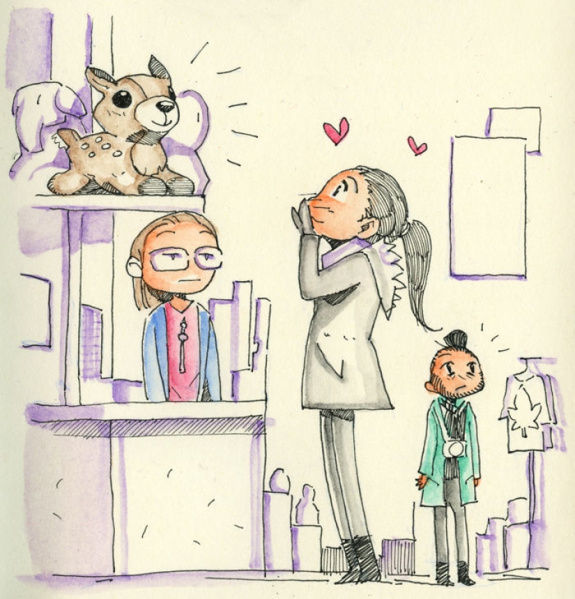 From Italy to Canada for a first date: the artist drew a comic about the first meeting with a sweetheart From Italy to Canada for a first date: the artist drew a comic about the first meeting with a sweetheart