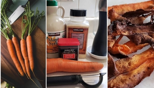 Fun crack: videorecipe bacon carrot in aerogrill