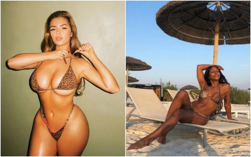 Glamour depredador: bikini animal print — una nueva tendencia de moda entre las estrellas de Instagram