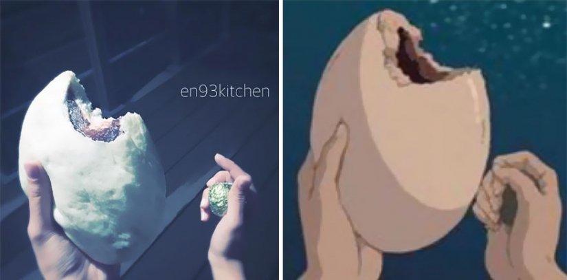 Gran idea de cómo alimentar a un niño travieso: Japonés sirve dibujos animados de Miyazaki