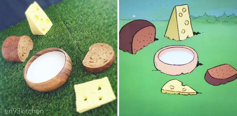 Gran idea de cómo alimentar a un niño travieso: Japonés sirve dibujos animados de Miyazaki