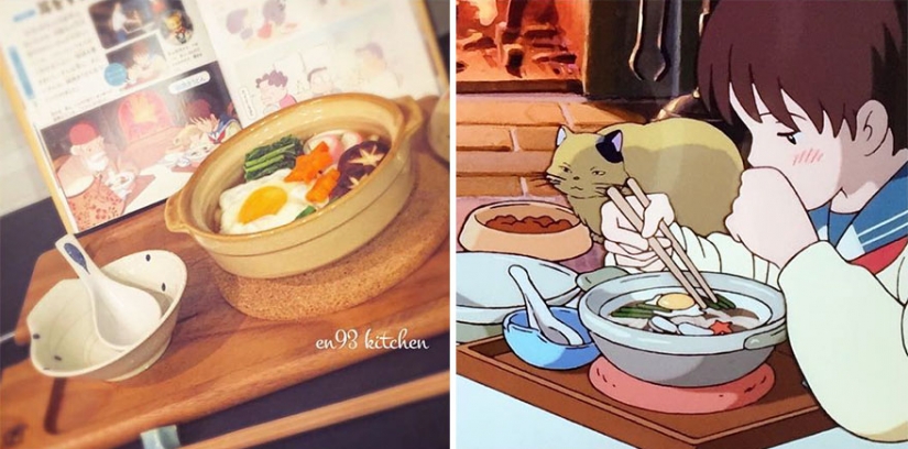 Great idea how to feed a naughty child: Japanese serves cartoons Miyazaki Great idea how to feed a naughty child: Japanese serves cartoons Miyazaki
