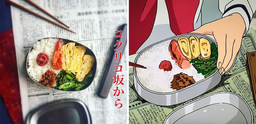Great idea how to feed a naughty child: Japanese serves cartoons Miyazaki Great idea how to feed a naughty child: Japanese serves cartoons Miyazaki