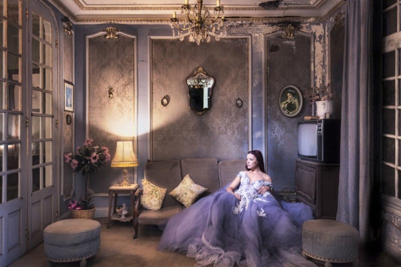 Guy photographing his girlfriend in an abandoned locations across Europe Guy photographing his girlfriend in an abandoned locations across Europe