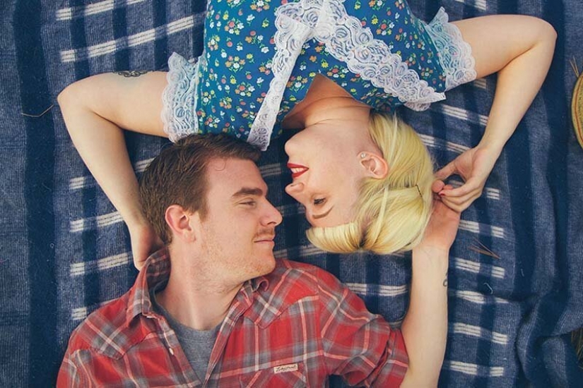 "Hasta que la muerte nos separe": prenupcial sesión de fotos en el estilo de las películas de terror