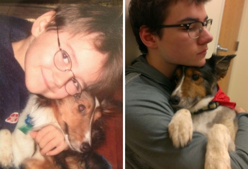 Heart breaks: the first and last photos of owners with their Pets