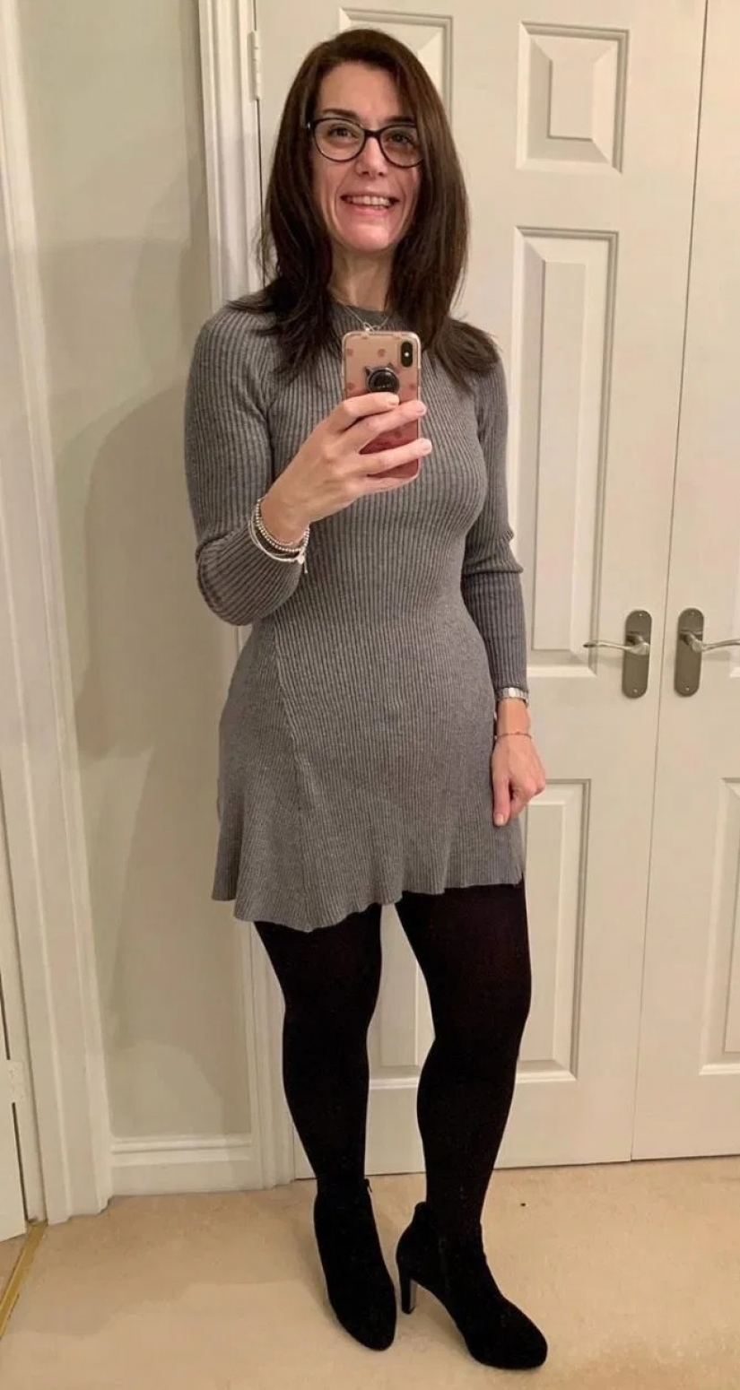 His own mother does not recognize the girl lost weight from 165 to 75 kg