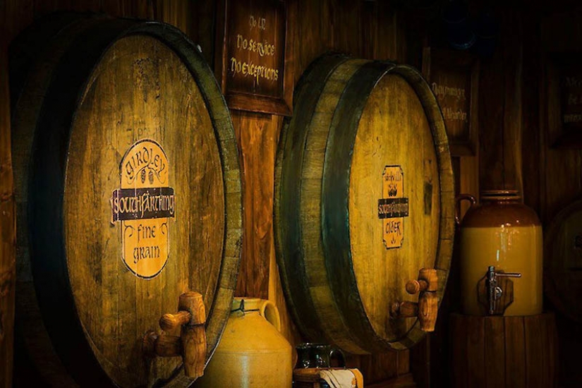 Hobbit bar en Nueva Zelanda