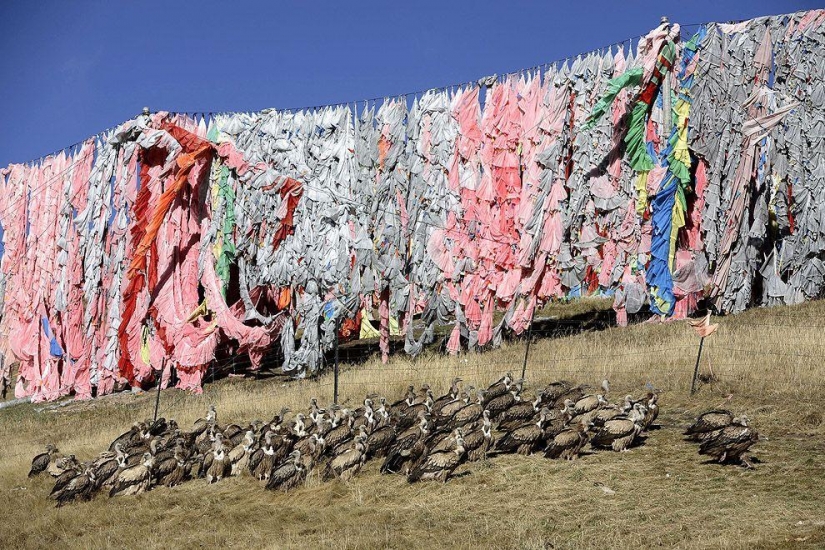How is "sky burial" in Tibet How is "sky burial" in Tibet