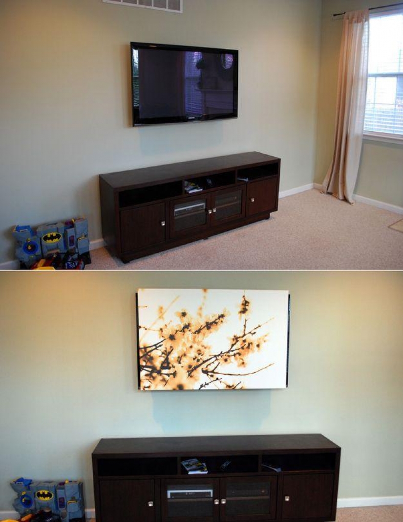 How to hide things that are an eyesore in the house How to hide things that are an eyesore in the house