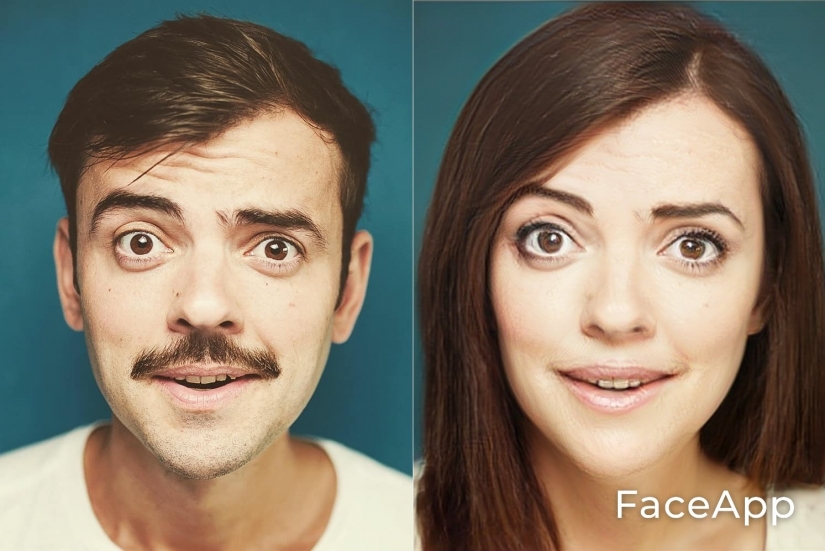 How to look like a female version of johnny Depp, Leonardo DiCaprio and other celebrities of FaceApp