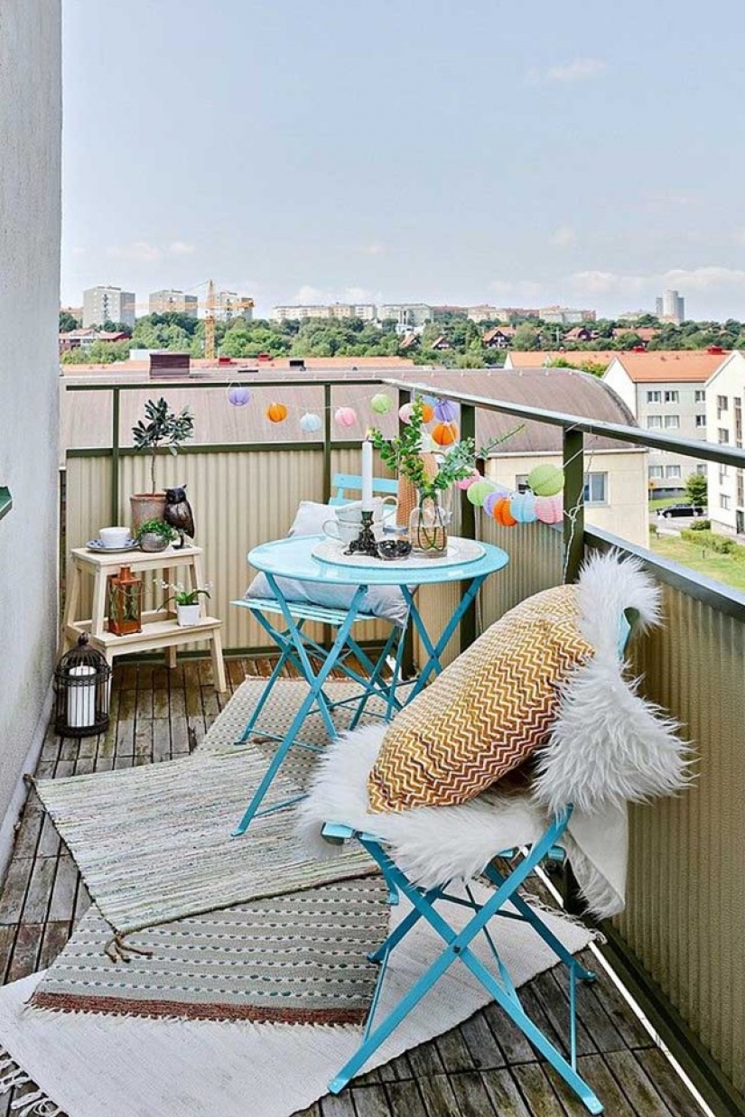 How to turn a balcony into a heavenly place: 7 useful tips and 30 adorable examples