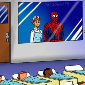 If superheroes were children: 10 charming and funny illustrations