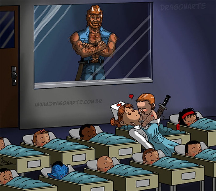 If superheroes were children: 10 charming and funny illustrations If superheroes were children: 10 charming and funny illustrations