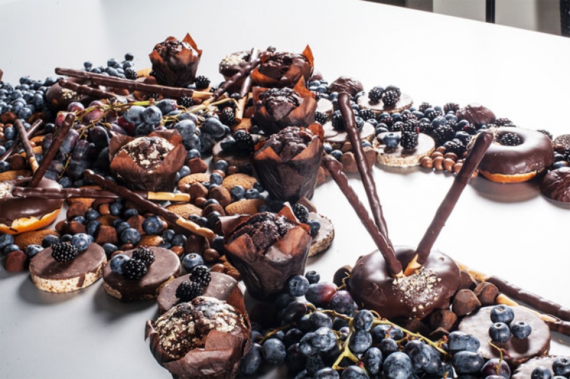 Impresionantes imágenes de los alimentos que se abren sólo en un cierto ángulo Impresionantes imágenes de los alimentos que se abren sólo en un cierto ángulo