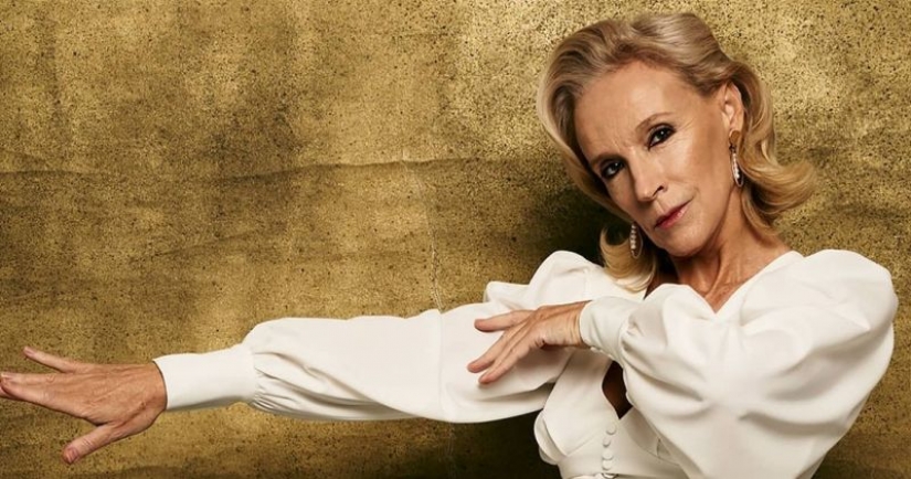 In 60 years to become a model: the story of one of the St. Petersburg pensioner