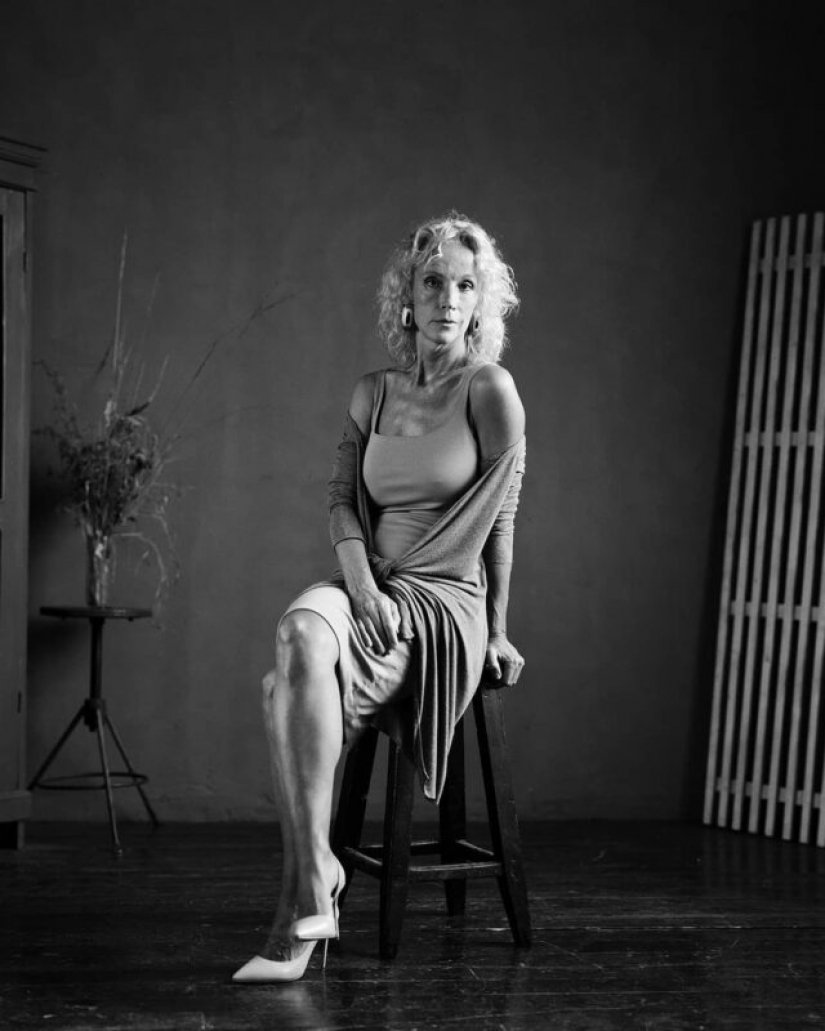 In 60 years to become a model: the story of one of the St. Petersburg pensioner