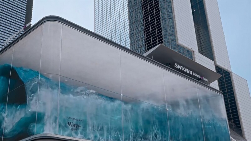 In Seoul appeared the largest anamorphic illusion in the world