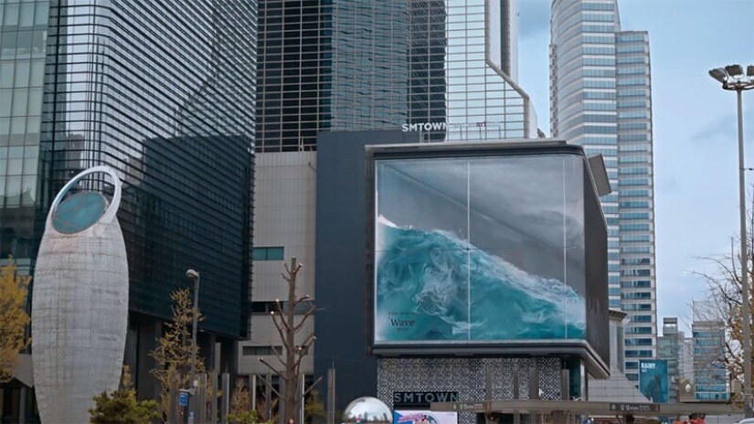 In Seoul appeared the largest anamorphic illusion in the world