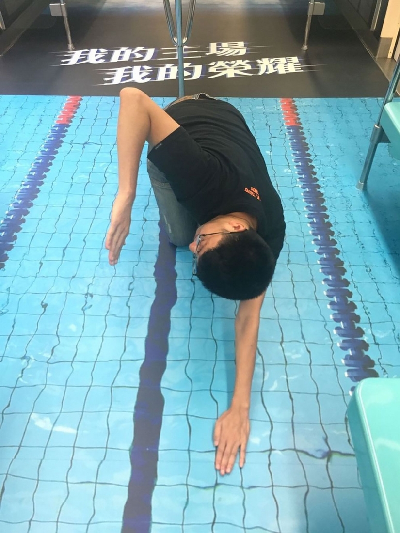 In Taipei subway cars turned into sports fields In Taipei subway cars turned into sports fields