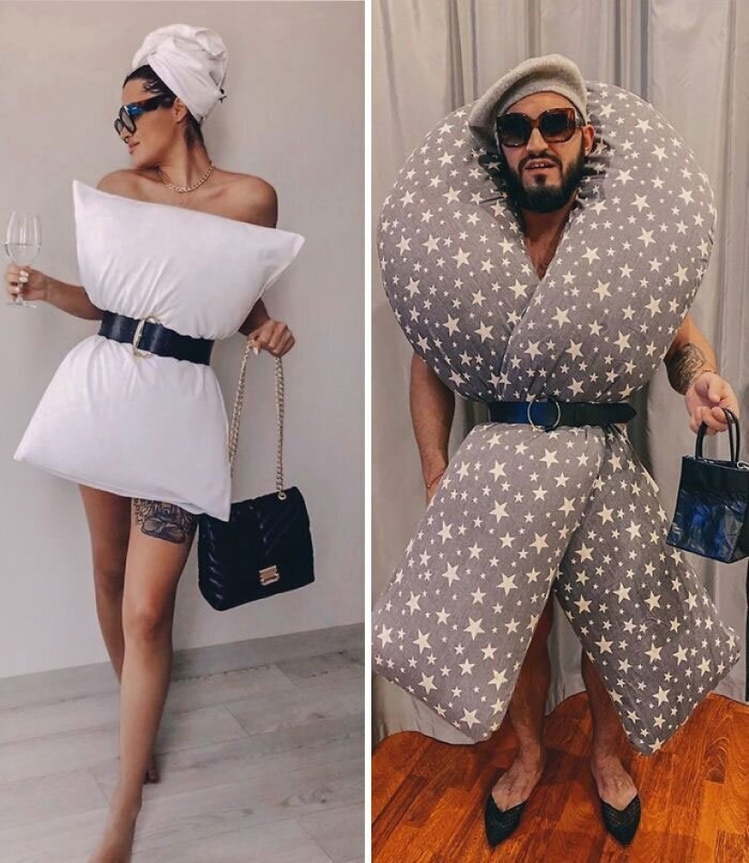 In the network appeared the new quarantine trend — dress-pillow