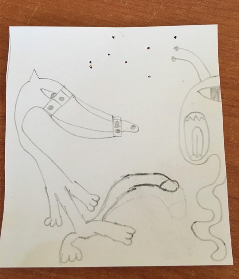 Innocent children's drawings, which look absolutely indecent Innocent children's drawings, which look absolutely indecent