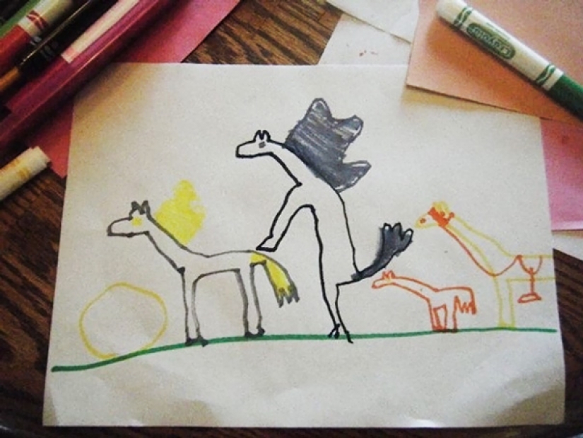 Innocent children's drawings, which look absolutely indecent Innocent children's drawings, which look absolutely indecent