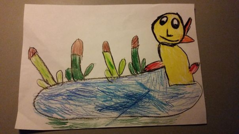Innocent children's drawings, which look absolutely indecent Innocent children's drawings, which look absolutely indecent
