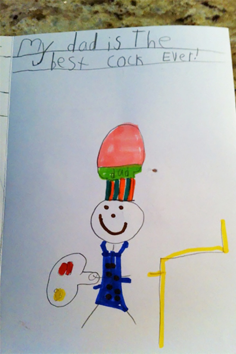 Innocent children's drawings, which look absolutely indecent Innocent children's drawings, which look absolutely indecent