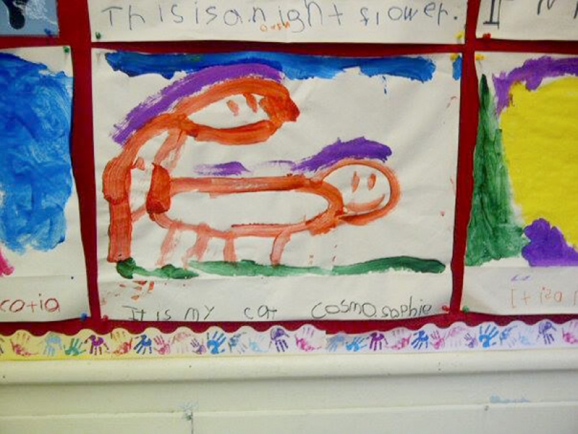Innocent children's drawings, which look absolutely indecent Innocent children's drawings, which look absolutely indecent