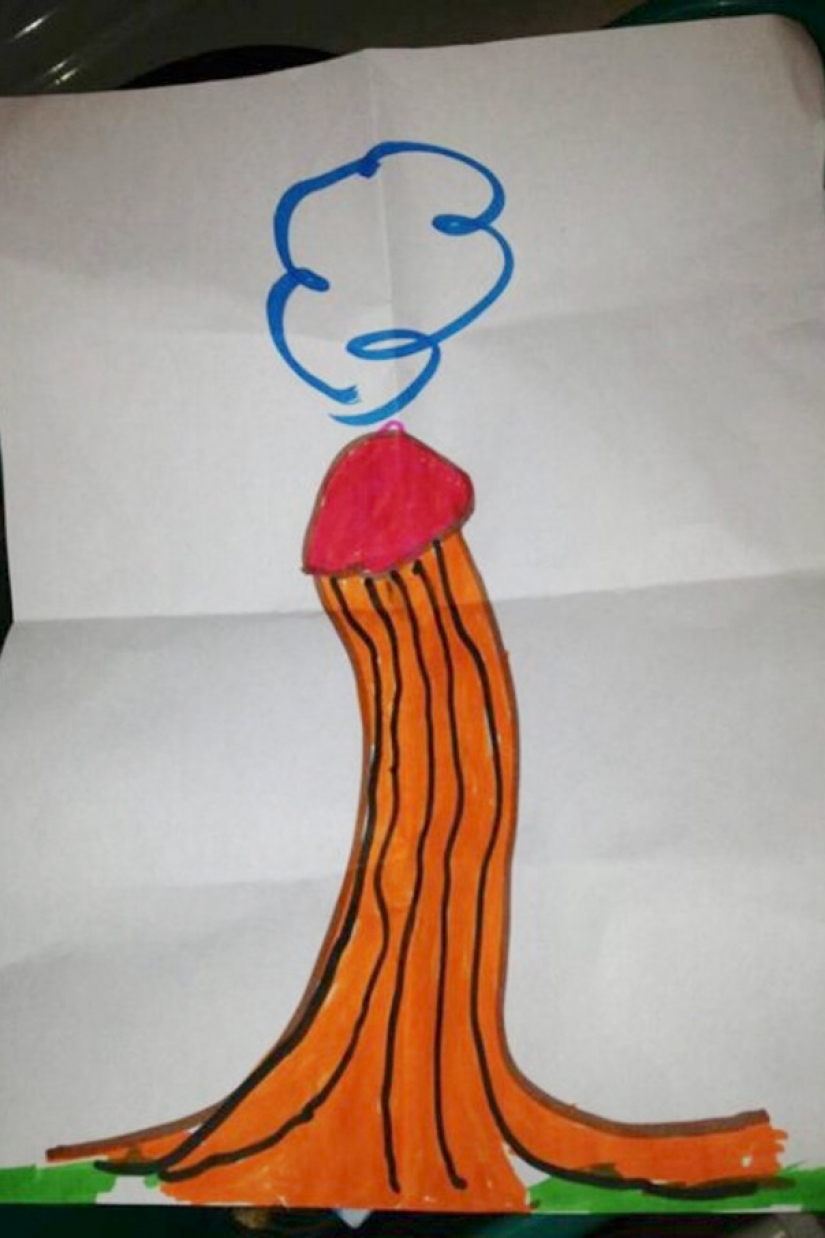 Innocent children's drawings, which look absolutely indecent Innocent children's drawings, which look absolutely indecent