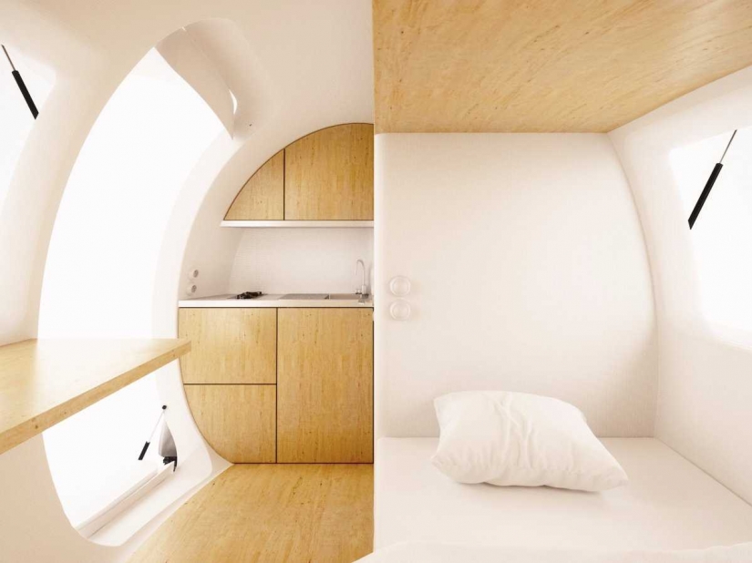 Inside a cheap, tiny, and beautiful homes of the future, where we still wait