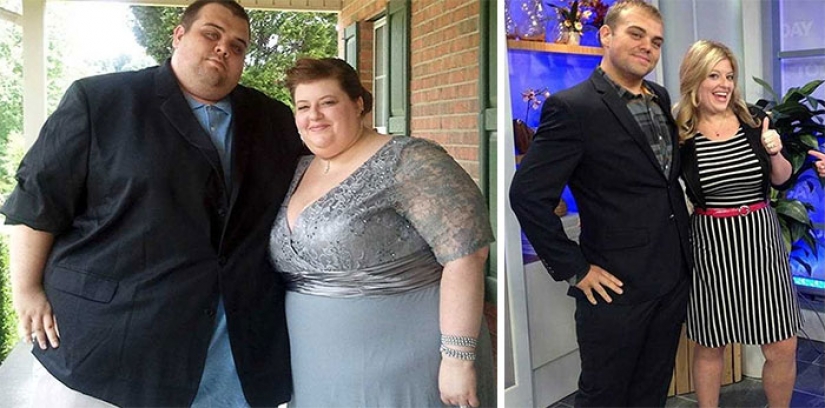 Inspiring photographs couples before and after the weight loss