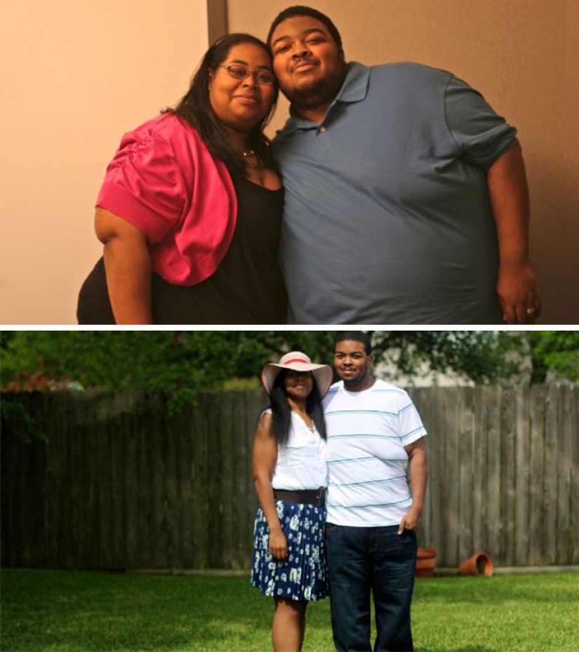 Inspiring photographs couples before and after the weight loss