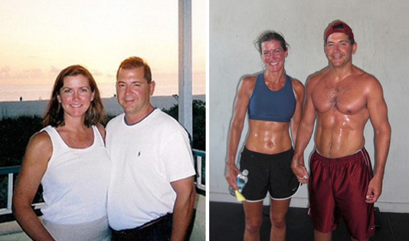 Inspiring photographs couples before and after the weight loss