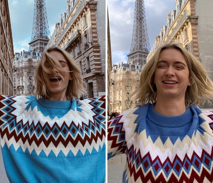 Instagram vs La modelo reveló el secreto, mostrando el ideal y el real de la foto