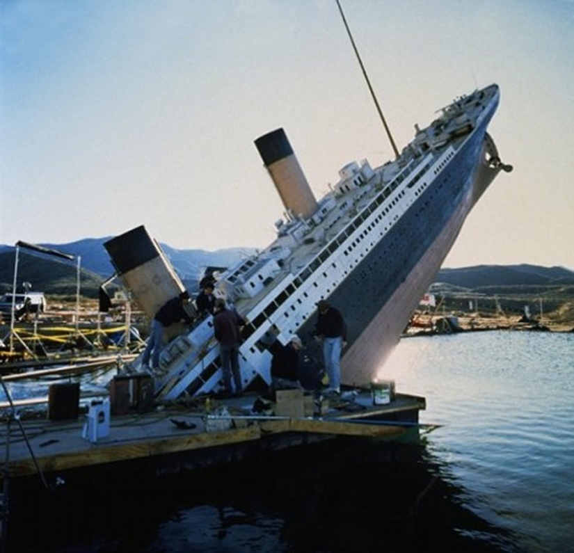 It took the Titanic: rare photos from the shoot