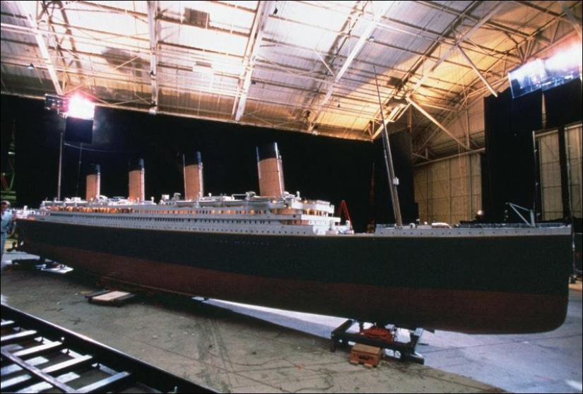 It took the Titanic: rare photos from the shoot