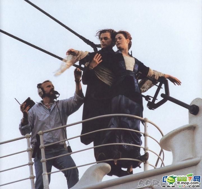 It took the Titanic: rare photos from the shoot