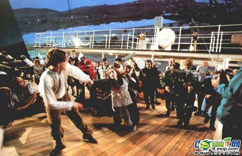 It took the Titanic: rare photos from the shoot