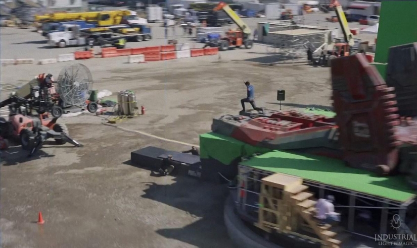 It would look like without visual effects