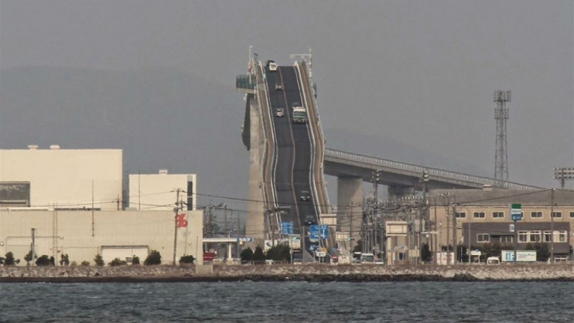 It's not a roller coaster, and the crazy bridge in Japan!