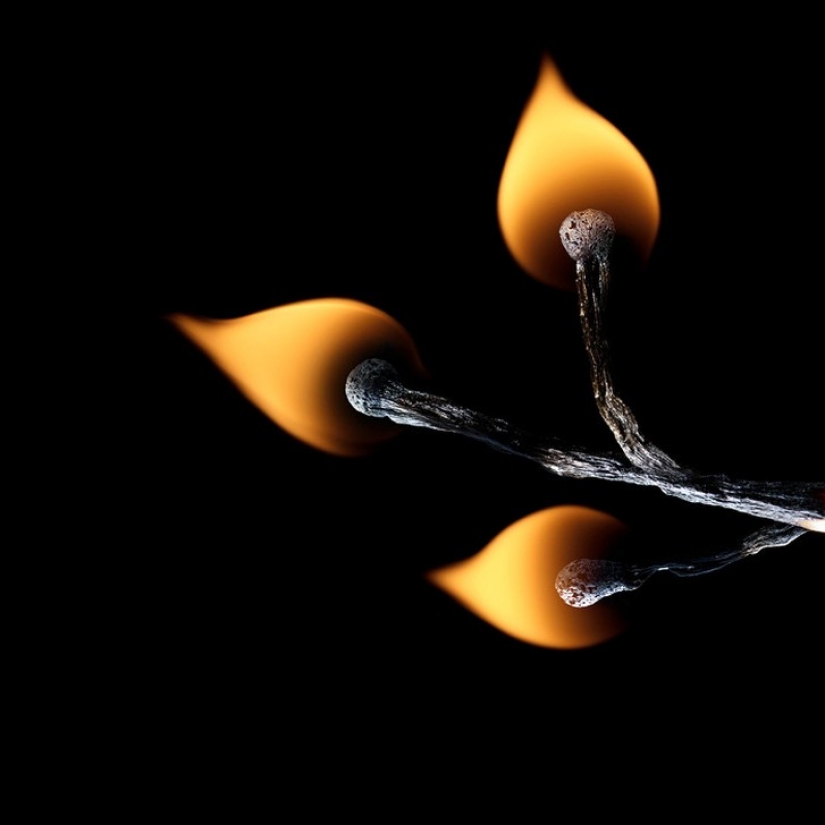 Jugando con fósforos: un trabajo mágico de Stanislav Aristov