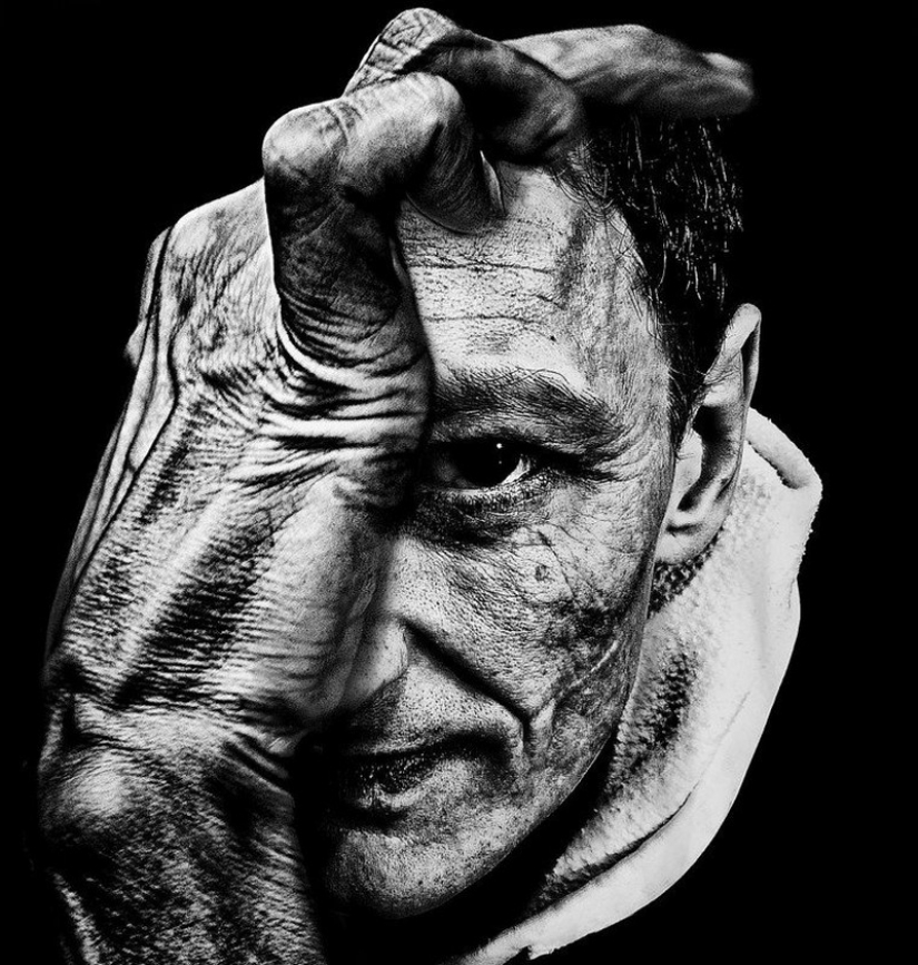 La cara de Londres, en su penetrante retratos de Brett Walker