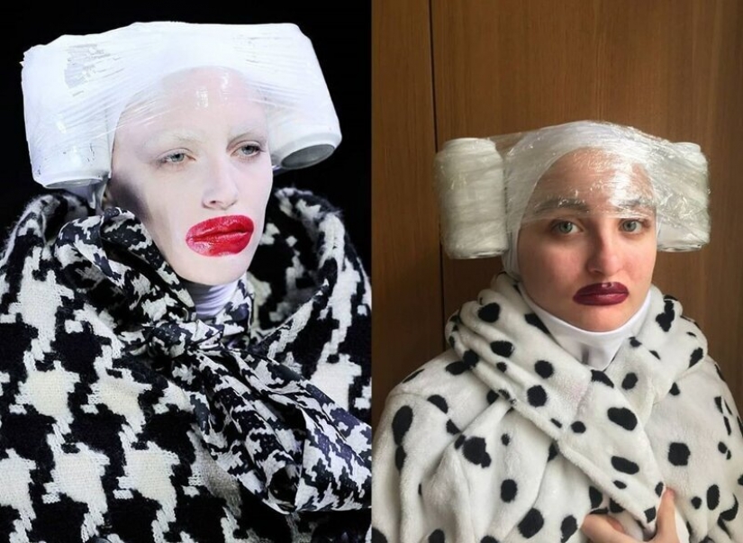 La cuarentena de estilo: la moda de las imágenes a partir de materiales de desecho