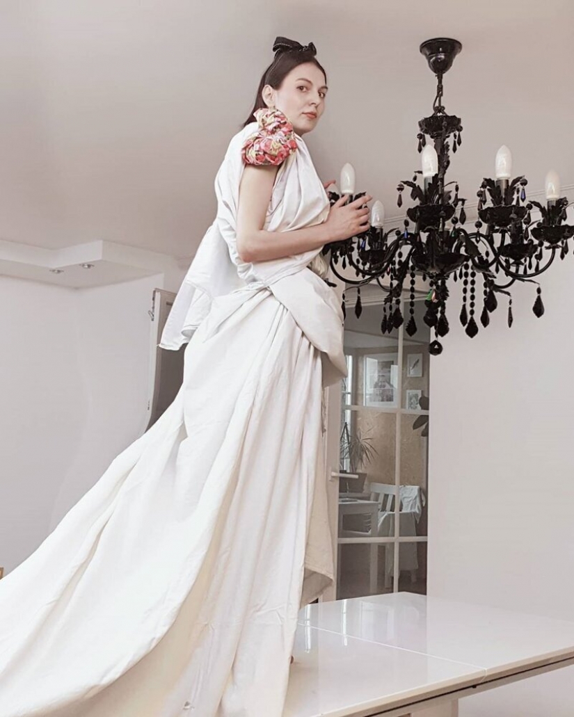 La cuarentena de estilo: la moda de las imágenes a partir de materiales de desecho