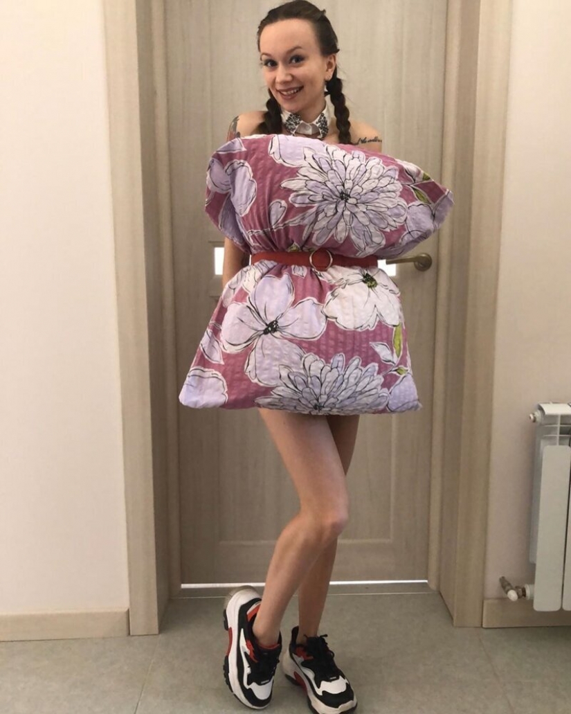 La cuarentena de estilo: la moda de las imágenes a partir de materiales de desecho