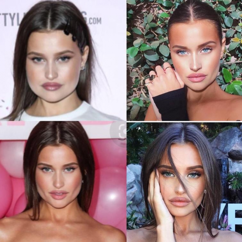La dura verdad: 20 fotos de chicas en Internet y en la vida real
